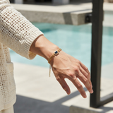 Deep Blue Halo Bracelet