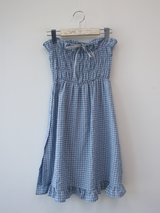 side button smocking skirt & dress 