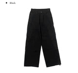 クランカットワイドストリングカーゴパンツ
