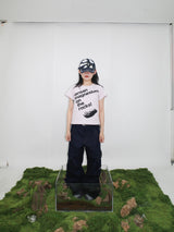 W On The Rocks! Tee in Light Pink