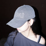 Little-dreamer washed ball cap_charcoal