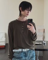 ルーキーズバックルレイヤード長袖Tシャツ