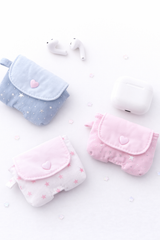 スター刺繍ポイントAirPodケース (4colors)