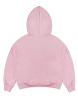 Women's Blur Logo Snap Point Crop Hood Pink(FCE1TS303W)