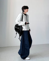 Temperature Stripe Balloon Denim