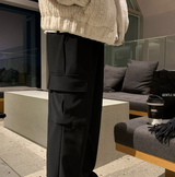 Wibird winter spandex brushed banding cargo pocket wide underwear