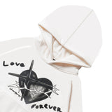 Boxy Hoodie Chambredelavain - Stipple Broken White