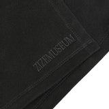 レイヤードスナップラップスカート (BLACK)