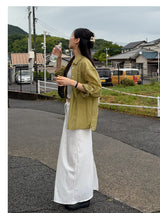 Roll-up Tencel Loose Fit Shirt
