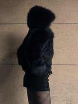 Sado Hoodie Fur Jacket