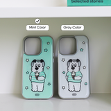 スターソフトコーンスマートフォンエポキシケース(mint color)