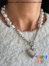 Pearl Heart Necklace
