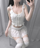 hawaii frill blouse (2colors)
