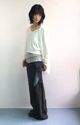 Basic Leaf Banding Pants