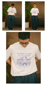 DAKYAM 2025S/S Mild Life Wild Dream Printing T-shirt
