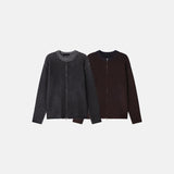 フォグリップジップアップニット