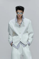 Striped Layered Overshirt