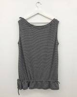 Waffle string sleeveless top (4color) 