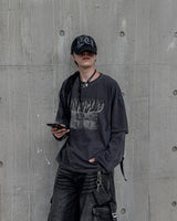 カウンティレイヤードロングスリーブTシャツ