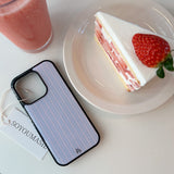 Natural line Purple  epoxy bumper case