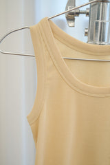 Basic Ribbed Sleeveless (Yellow)