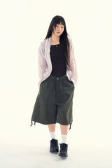 シエルアイレットホルタークロップTシャツ