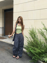 Archive Solid Matching Sleeveless Top (9c)