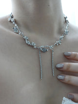 [s.steel] crystal drop chocker | 크리스탈 드롭 초커 목걸이