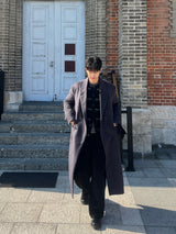 Solari Double-Breasted Long Coat (2 Colors)