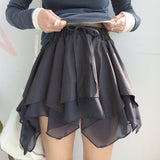 chiffon layered skirt