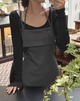 Neutral bustier long dress