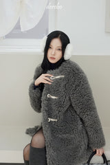 Toggle tteokbokki half-fur coat