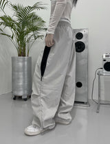 サイドジッパーカラーパンツ (unisex)