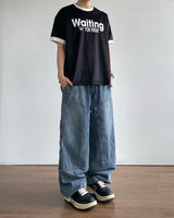 Waiting Ringer Short Sleeve Tee