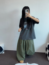 4000SOLD NYLON PINTUCK PANTS