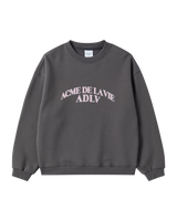 25FW WOMAN アーチシェイプドロゴナッピングスウェットシャツ