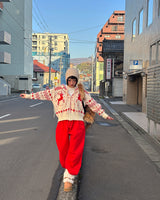 アンゴラニットピアスボネット