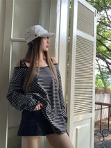 プラウドストライプ ルーズフィット Tシャツ