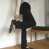 Into wool frill wrap skirt