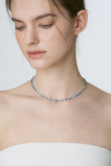 Silver925_Ocean Dolphin_N (Multi,Blue)
