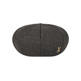 VA Stud Octagon Wool Beret / Gray