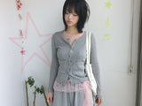 punching pocket cardigan