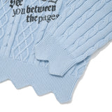 COLLECTION PRINTED SCALLOP KNIT [SKY]
