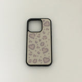 heart leopard (beige) case 
