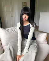 Tarom Raglan Long-Sleeve Knit Top