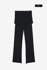Lunet ribbed skirt pants