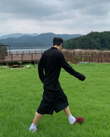 コーデュロイカラーシャツカーディガン