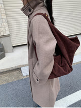 SUEDE BAGUETTE BAG (2C)