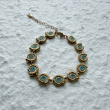 Gold Medallion Bracelet
