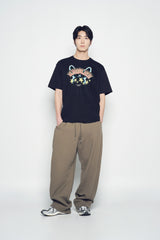 25SS STAR RABBIT SHORT SLEEVE T-SHIRT BLACK